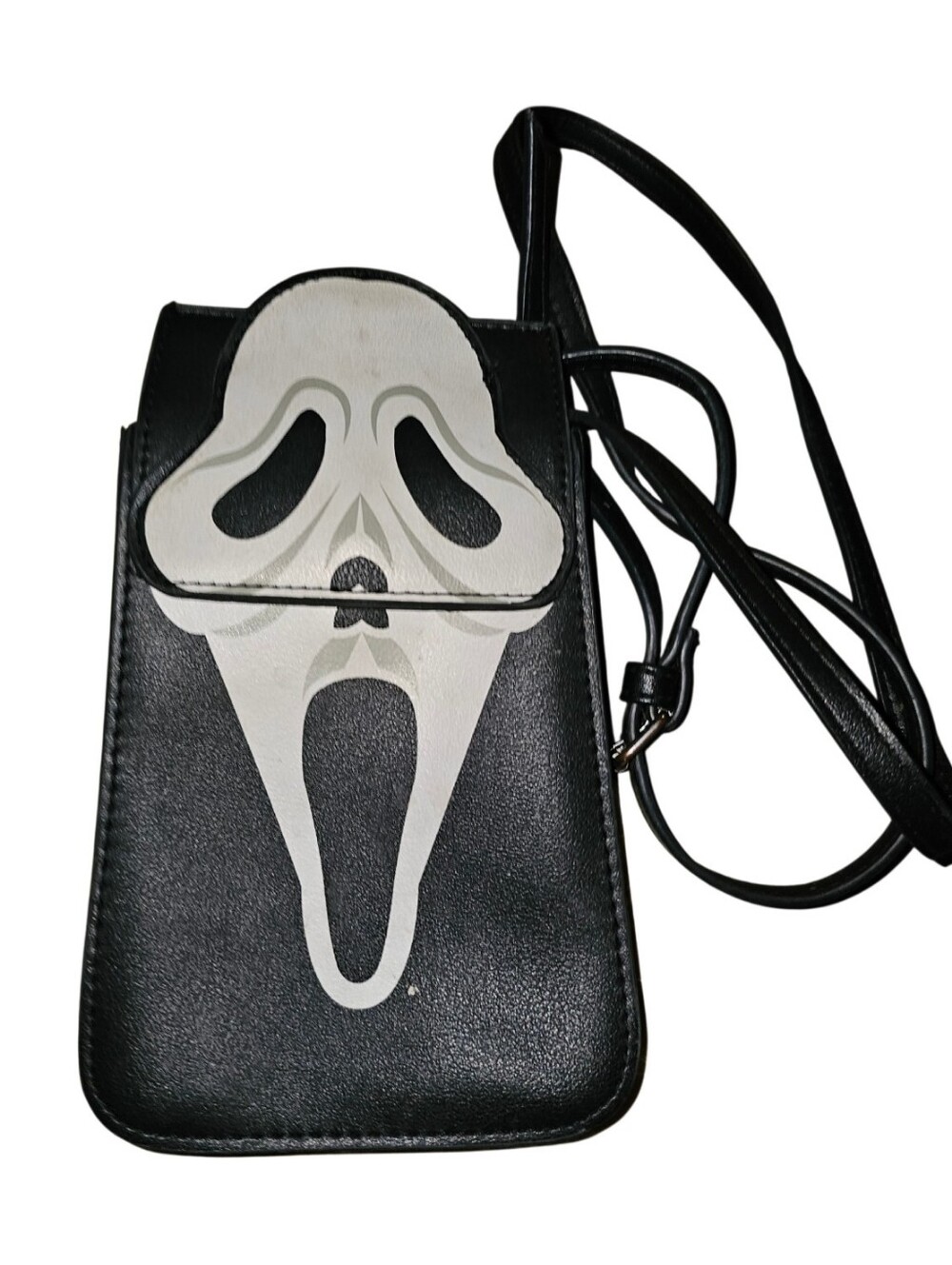 💰Bioworld Black Crossbody Bag with White Scream Face